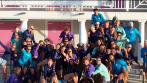 Group of enthusiastic staff and students at ActionQuest summer camp in the British Virgin Islands, celebrating adventure.
